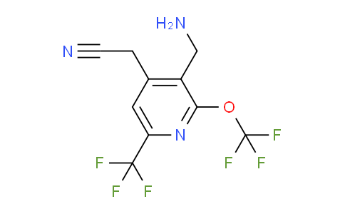 AM145658 | 1805225-58-4 | 3-(Aminomethyl)-2-(trifluoromethoxy)-6-(trifluoromethyl)pyridine-4-acetonitrile