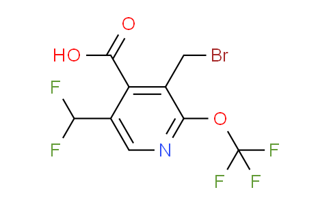 AM145660 | 1806783-00-5 | 3-(Bromomethyl)-5-(difluoromethyl)-2-(trifluoromethoxy)pyridine-4-carboxylic acid