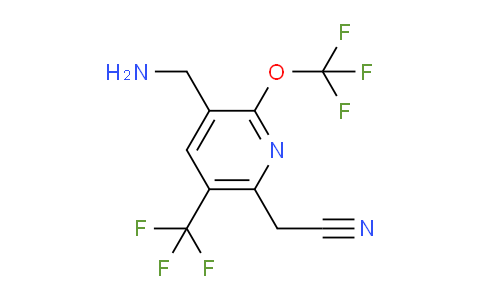AM145667 | 1805084-08-5 | 3-(Aminomethyl)-2-(trifluoromethoxy)-5-(trifluoromethyl)pyridine-6-acetonitrile