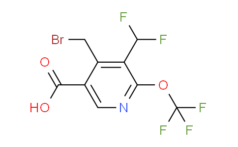 AM145668 | 1804752-80-4 | 4-(Bromomethyl)-3-(difluoromethyl)-2-(trifluoromethoxy)pyridine-5-carboxylic acid