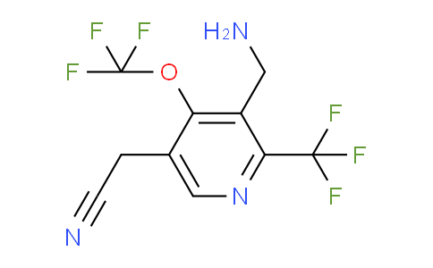 AM145670 | 1806759-36-3 | 3-(Aminomethyl)-4-(trifluoromethoxy)-2-(trifluoromethyl)pyridine-5-acetonitrile