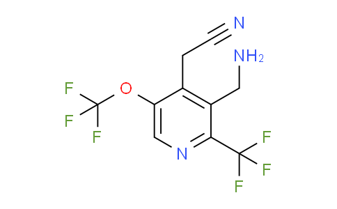 AM145673 | 1805084-18-7 | 3-(Aminomethyl)-5-(trifluoromethoxy)-2-(trifluoromethyl)pyridine-4-acetonitrile