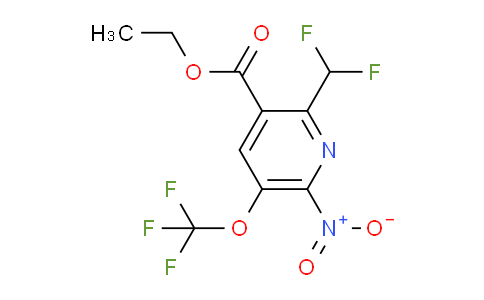 AM145677 | 1806774-02-6 | Ethyl 2-(difluoromethyl)-6-nitro-5-(trifluoromethoxy)pyridine-3-carboxylate