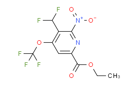 AM145678 | 1805299-69-7 | Ethyl 3-(difluoromethyl)-2-nitro-4-(trifluoromethoxy)pyridine-6-carboxylate