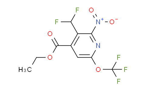 AM145679 | 1804857-06-4 | Ethyl 3-(difluoromethyl)-2-nitro-6-(trifluoromethoxy)pyridine-4-carboxylate