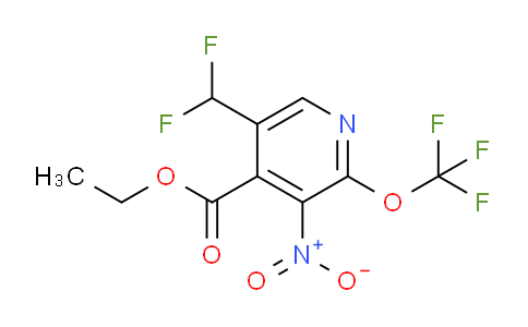 AM145689 | 1806765-55-8 | Ethyl 5-(difluoromethyl)-3-nitro-2-(trifluoromethoxy)pyridine-4-carboxylate