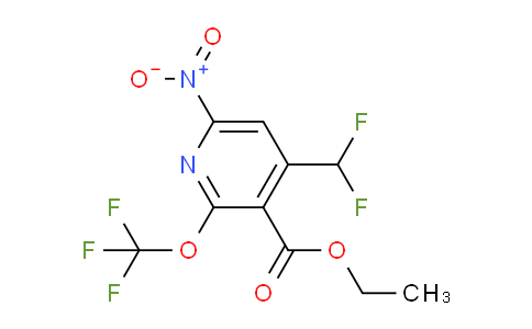 AM145694 | 1805086-10-5 | Ethyl 4-(difluoromethyl)-6-nitro-2-(trifluoromethoxy)pyridine-3-carboxylate