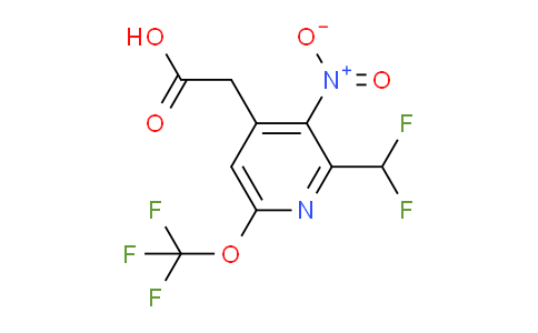 AM145702 | 1805086-33-2 | 2-(Difluoromethyl)-3-nitro-6-(trifluoromethoxy)pyridine-4-acetic acid