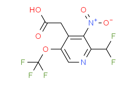 AM145703 | 1805160-19-3 | 2-(Difluoromethyl)-3-nitro-5-(trifluoromethoxy)pyridine-4-acetic acid