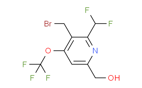 AM145712 | 1805305-95-6 | 3-(Bromomethyl)-2-(difluoromethyl)-4-(trifluoromethoxy)pyridine-6-methanol