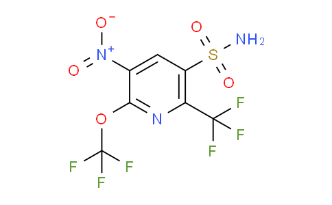 3-Nitro-2-(trifluoromethoxy)-6-(trifluoromethyl)pyridine-5-sulfonamide