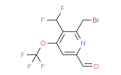 AM145737 | 1805301-85-2 | 2-(Bromomethyl)-3-(difluoromethyl)-4-(trifluoromethoxy)pyridine-6-carboxaldehyde