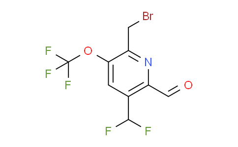 AM145746 | 1805947-92-5 | 2-(Bromomethyl)-5-(difluoromethyl)-3-(trifluoromethoxy)pyridine-6-carboxaldehyde