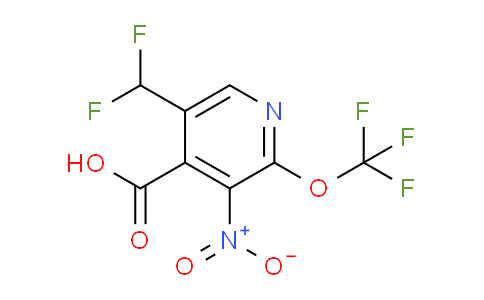 5-(Difluoromethyl)-3-nitro-2-(trifluoromethoxy)pyridine-4-carboxylic acid
