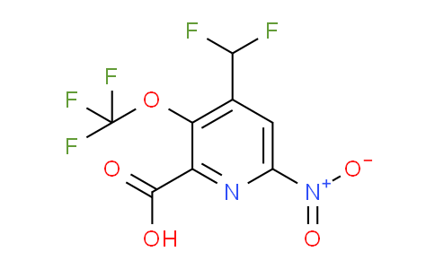 AM145755 | 1806772-20-2 | 4-(Difluoromethyl)-6-nitro-3-(trifluoromethoxy)pyridine-2-carboxylic acid