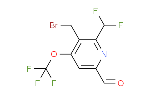 AM145757 | 1805301-97-6 | 3-(Bromomethyl)-2-(difluoromethyl)-4-(trifluoromethoxy)pyridine-6-carboxaldehyde