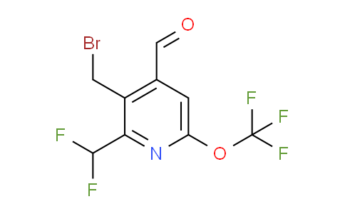 AM145759 | 1805023-71-5 | 3-(Bromomethyl)-2-(difluoromethyl)-6-(trifluoromethoxy)pyridine-4-carboxaldehyde
