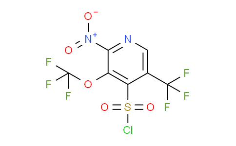 AM145792 | 1806776-22-6 | 2-Nitro-3-(trifluoromethoxy)-5-(trifluoromethyl)pyridine-4-sulfonyl chloride
