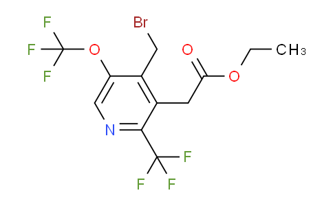 AM145801 | 1805305-67-2 | Ethyl 4-(bromomethyl)-5-(trifluoromethoxy)-2-(trifluoromethyl)pyridine-3-acetate