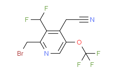 AM145803 | 1804876-74-1 | 2-(Bromomethyl)-3-(difluoromethyl)-5-(trifluoromethoxy)pyridine-4-acetonitrile