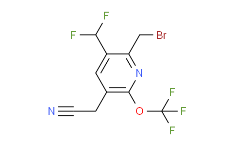 AM145806 | 1804442-22-5 | 2-(Bromomethyl)-3-(difluoromethyl)-6-(trifluoromethoxy)pyridine-5-acetonitrile