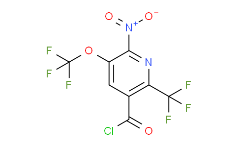 2-Nitro-3-(trifluoromethoxy)-6-(trifluoromethyl)pyridine-5-carbonyl chloride