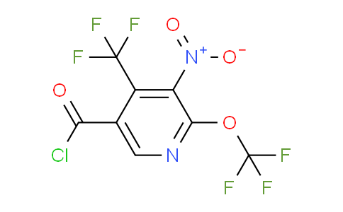 3-Nitro-2-(trifluoromethoxy)-4-(trifluoromethyl)pyridine-5-carbonyl chloride