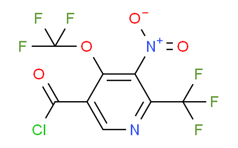 AM145824 | 1805292-17-4 | 3-Nitro-4-(trifluoromethoxy)-2-(trifluoromethyl)pyridine-5-carbonyl chloride
