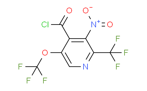 AM145829 | 1805029-16-6 | 3-Nitro-5-(trifluoromethoxy)-2-(trifluoromethyl)pyridine-4-carbonyl chloride