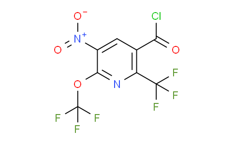 AM145836 | 1806162-68-4 | 3-Nitro-2-(trifluoromethoxy)-6-(trifluoromethyl)pyridine-5-carbonyl chloride