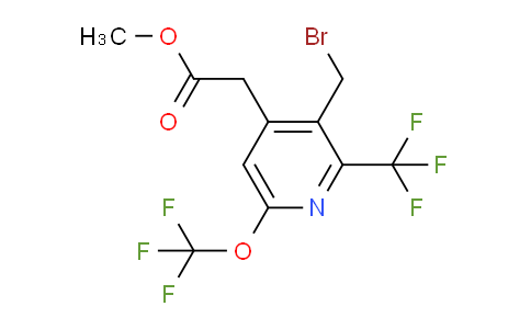 AM145860 | 1806170-24-0 | Methyl 3-(bromomethyl)-6-(trifluoromethoxy)-2-(trifluoromethyl)pyridine-4-acetate