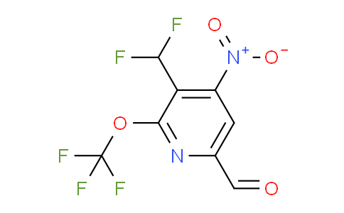 AM145866 | 1805225-79-9 | 3-(Difluoromethyl)-4-nitro-2-(trifluoromethoxy)pyridine-6-carboxaldehyde