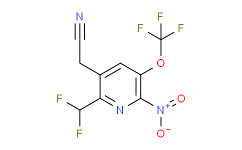 AM145873 | 1806049-54-6 | 2-(Difluoromethyl)-6-nitro-5-(trifluoromethoxy)pyridine-3-acetonitrile