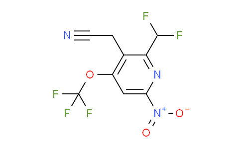 AM145876 | 1806764-29-3 | 2-(Difluoromethyl)-6-nitro-4-(trifluoromethoxy)pyridine-3-acetonitrile