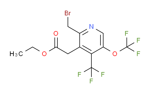 AM145877 | 1804876-43-4 | Ethyl 2-(bromomethyl)-5-(trifluoromethoxy)-4-(trifluoromethyl)pyridine-3-acetate