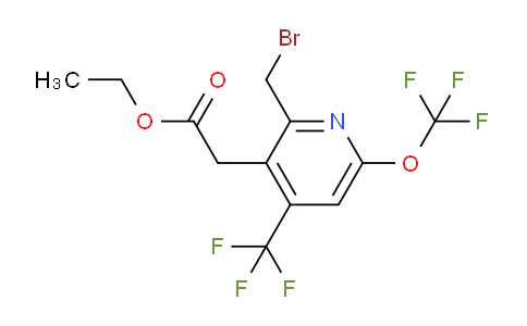 AM145881 | 1805947-35-6 | Ethyl 2-(bromomethyl)-6-(trifluoromethoxy)-4-(trifluoromethyl)pyridine-3-acetate