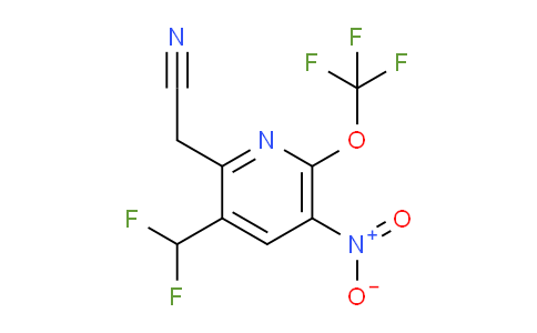 AM145889 | 1805225-09-5 | 3-(Difluoromethyl)-5-nitro-6-(trifluoromethoxy)pyridine-2-acetonitrile