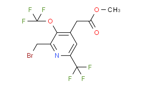 AM145895 | 1805233-22-0 | Methyl 2-(bromomethyl)-3-(trifluoromethoxy)-6-(trifluoromethyl)pyridine-4-acetate