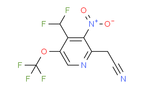 AM145899 | 1806049-60-4 | 4-(Difluoromethyl)-3-nitro-5-(trifluoromethoxy)pyridine-2-acetonitrile