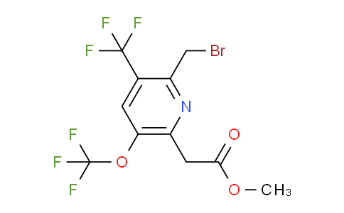 AM145901 | 1805233-32-2 | Methyl 2-(bromomethyl)-5-(trifluoromethoxy)-3-(trifluoromethyl)pyridine-6-acetate