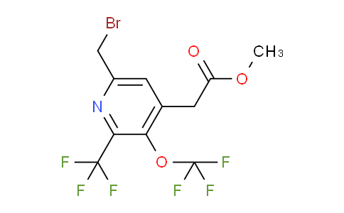 AM145905 | 1806763-29-0 | Methyl 6-(bromomethyl)-3-(trifluoromethoxy)-2-(trifluoromethyl)pyridine-4-acetate