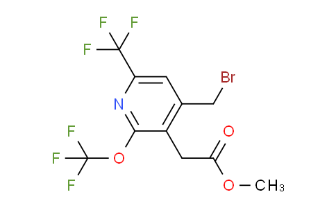 AM145918 | 1805016-66-3 | Methyl 4-(bromomethyl)-2-(trifluoromethoxy)-6-(trifluoromethyl)pyridine-3-acetate