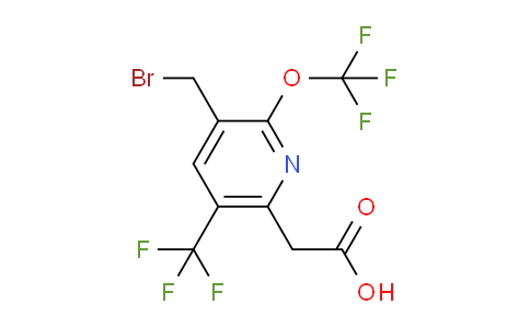 AM145931 | 1804876-25-2 | 3-(Bromomethyl)-2-(trifluoromethoxy)-5-(trifluoromethyl)pyridine-6-acetic acid