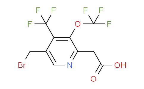 AM145939 | 1805296-72-3 | 5-(Bromomethyl)-3-(trifluoromethoxy)-4-(trifluoromethyl)pyridine-2-acetic acid
