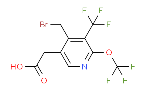 4-(Bromomethyl)-2-(trifluoromethoxy)-3-(trifluoromethyl)pyridine-5-acetic acid