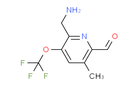 AM145952 | 1806780-88-0 | 2-(Aminomethyl)-5-methyl-3-(trifluoromethoxy)pyridine-6-carboxaldehyde