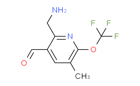 AM145956 | 1804676-56-9 | 2-(Aminomethyl)-5-methyl-6-(trifluoromethoxy)pyridine-3-carboxaldehyde