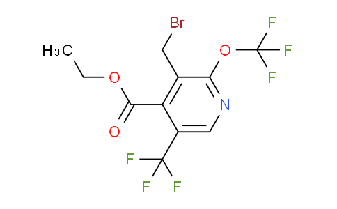 AM145958 | 1805033-60-6 | Ethyl 3-(bromomethyl)-2-(trifluoromethoxy)-5-(trifluoromethyl)pyridine-4-carboxylate