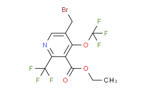AM145961 | 1806170-13-7 | Ethyl 5-(bromomethyl)-4-(trifluoromethoxy)-2-(trifluoromethyl)pyridine-3-carboxylate