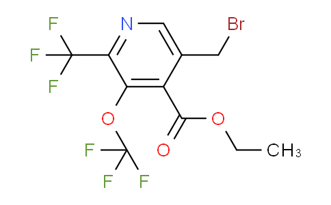 AM145963 | 1804865-09-5 | Ethyl 5-(bromomethyl)-3-(trifluoromethoxy)-2-(trifluoromethyl)pyridine-4-carboxylate